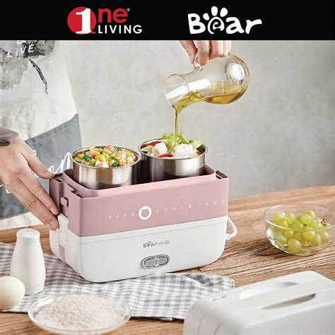 bear lunch box electric|reusable electric lunch box containers.